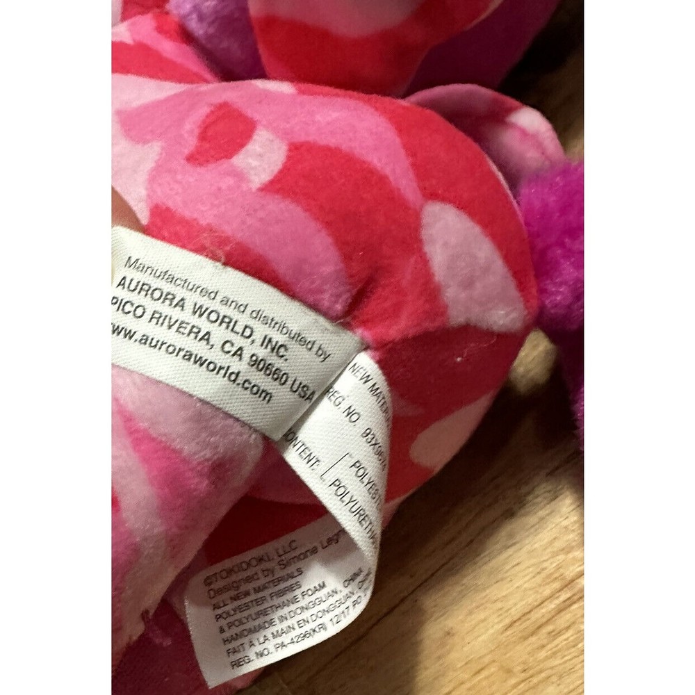 TOKIDOKI PINK G.I. Jane Special Edition 11” Plush Stuffed Animal Unicorn Aurora - Picture 9 of 10